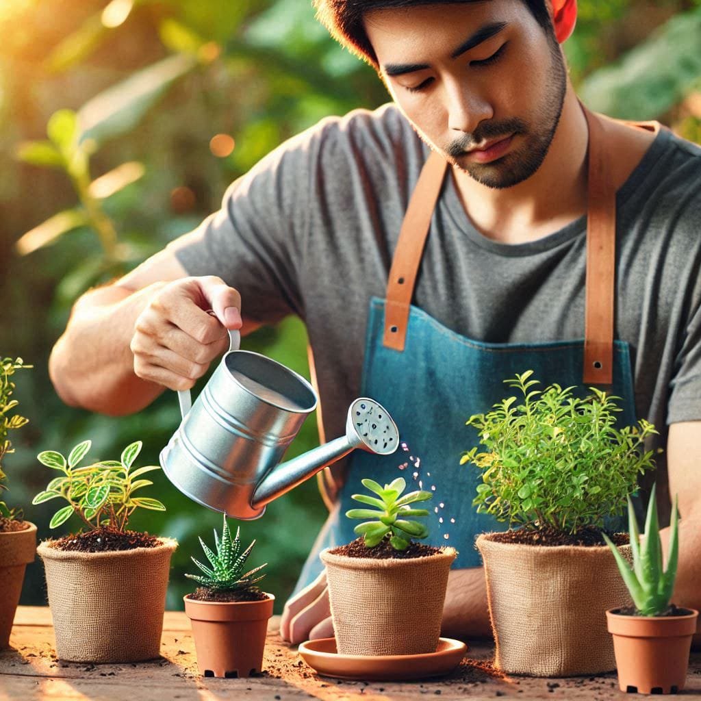 Indoor plants in cold weather