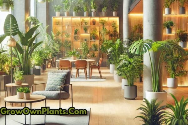 Top indoor plants that purify the air in a stylish living room