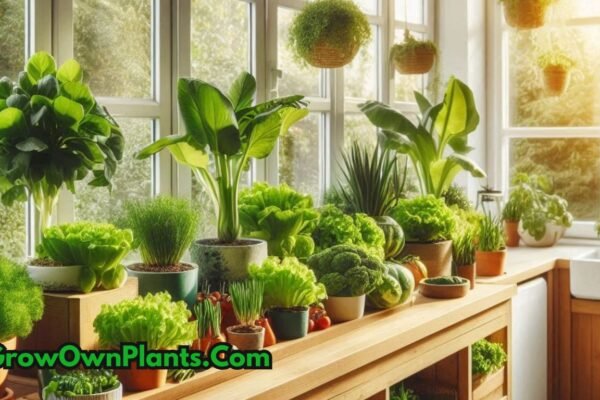 how to grow an indoor vegetable garden