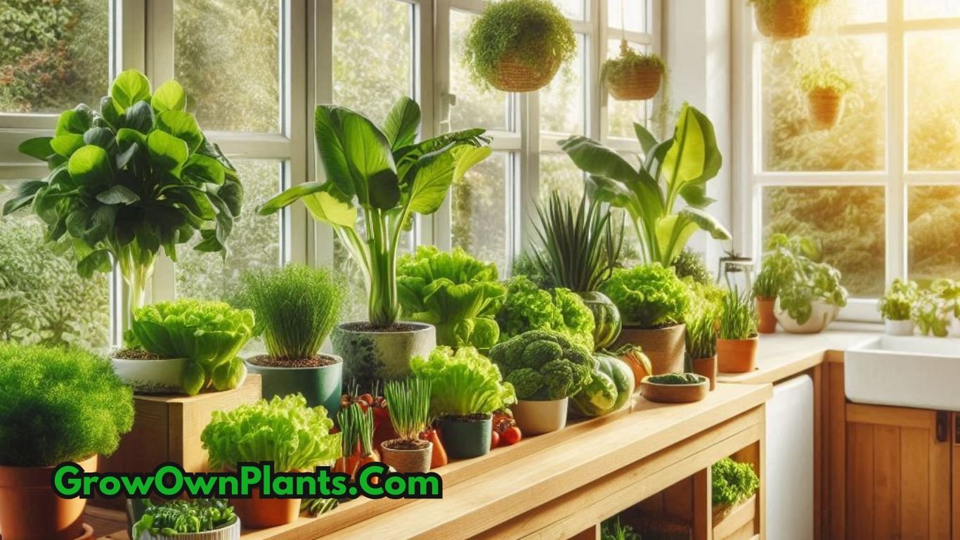 how to grow an indoor vegetable garden