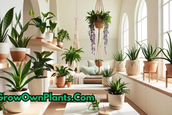 indoor plants for clean air and mental health