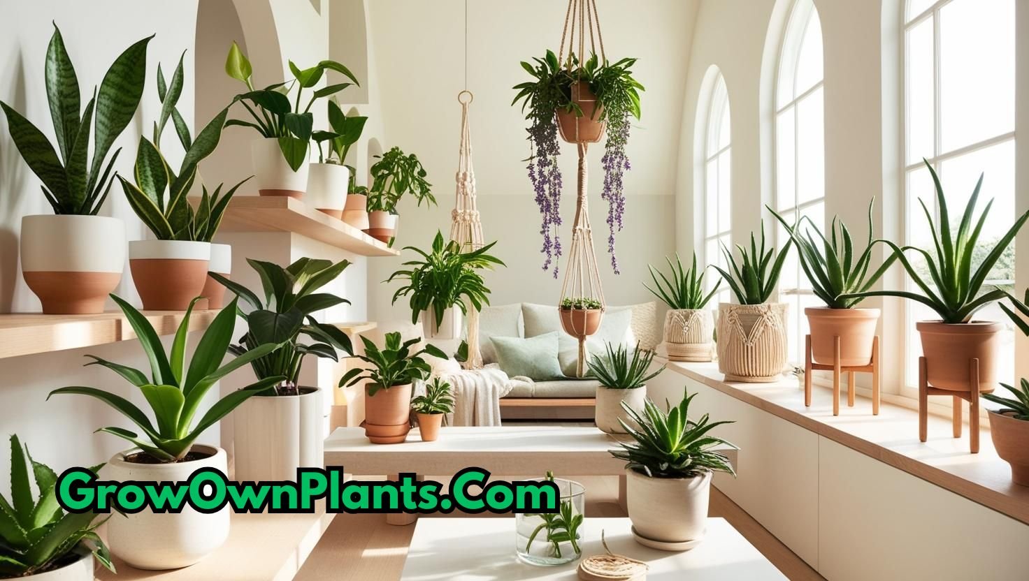 indoor plants for clean air and mental health